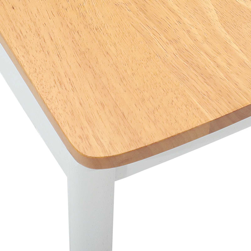 Taylee Solid Wood Accent, White/Natural