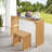 Solid Pine Table And Bench - Enhances Look Of Your Room Indoor In One