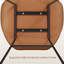 Ensemble de 2 chaises d'appoint orange et noir-1107213237-1107213242