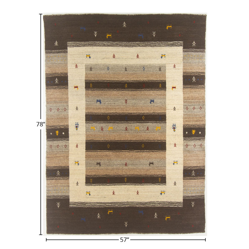 Rectangle Rectangle 4'9'' X 6'6'' Area Rug