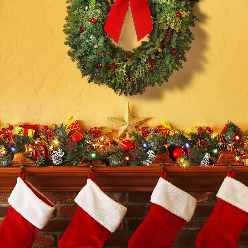 30cm Lighted Garland with Lights
