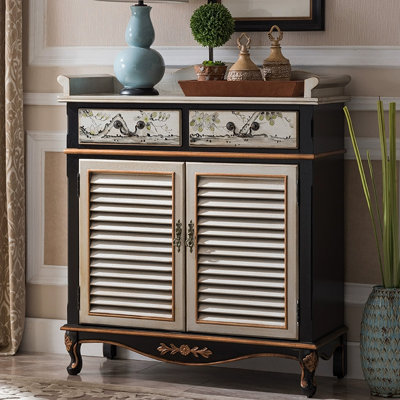 Picture color Solid + Manufactured Wood Shoe Storage Bench