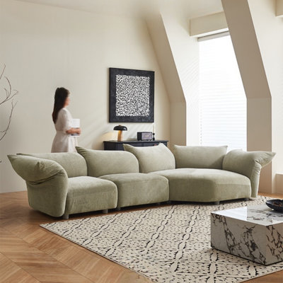 Italian Minimalist Petal-shaped Sofa