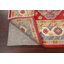 One-of-a-Kind 6'8" X 10'2" New Age Wool Area Rug in Red/Ivory/Green