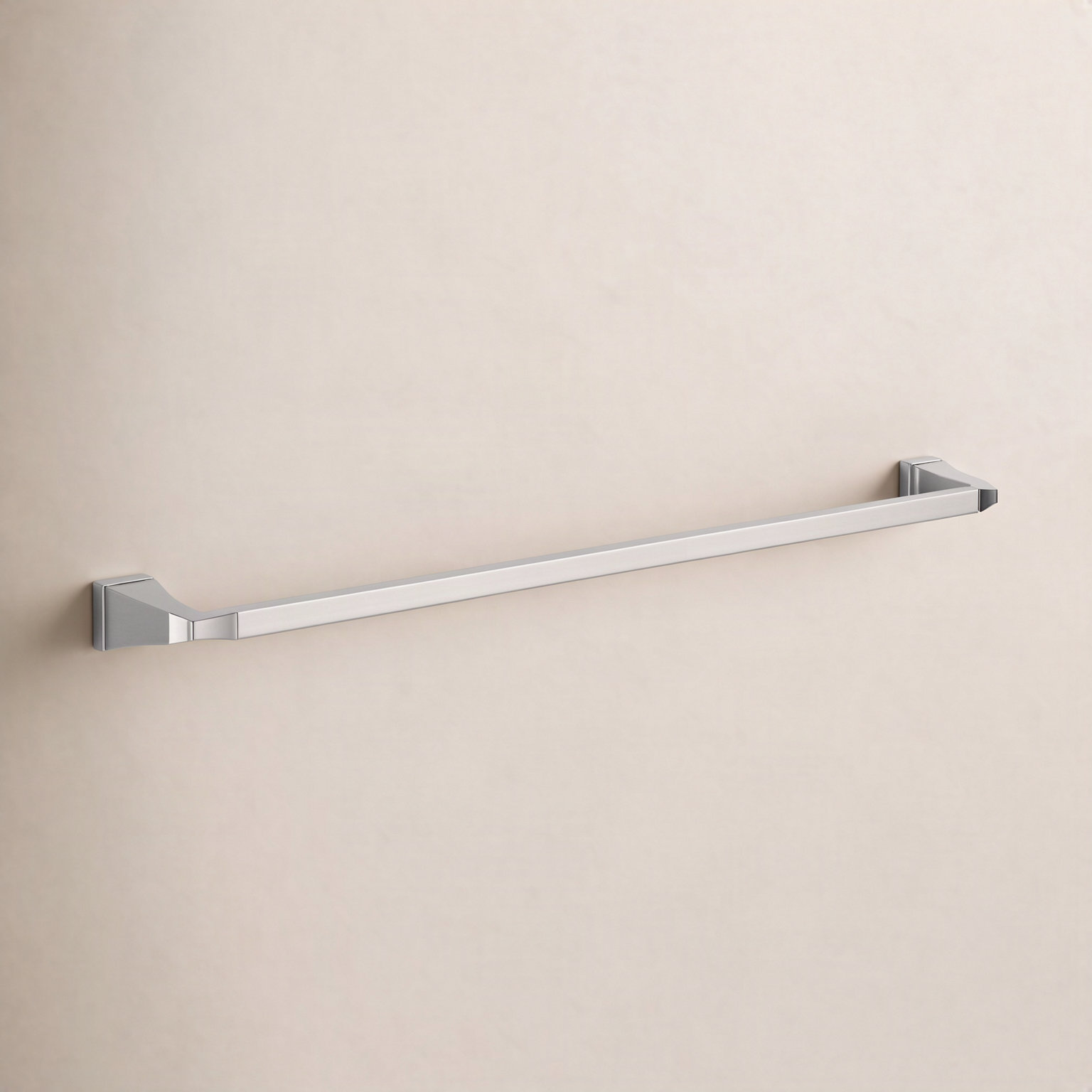 Dryden 32" Wall-Mounted Towel Bar, Chrome