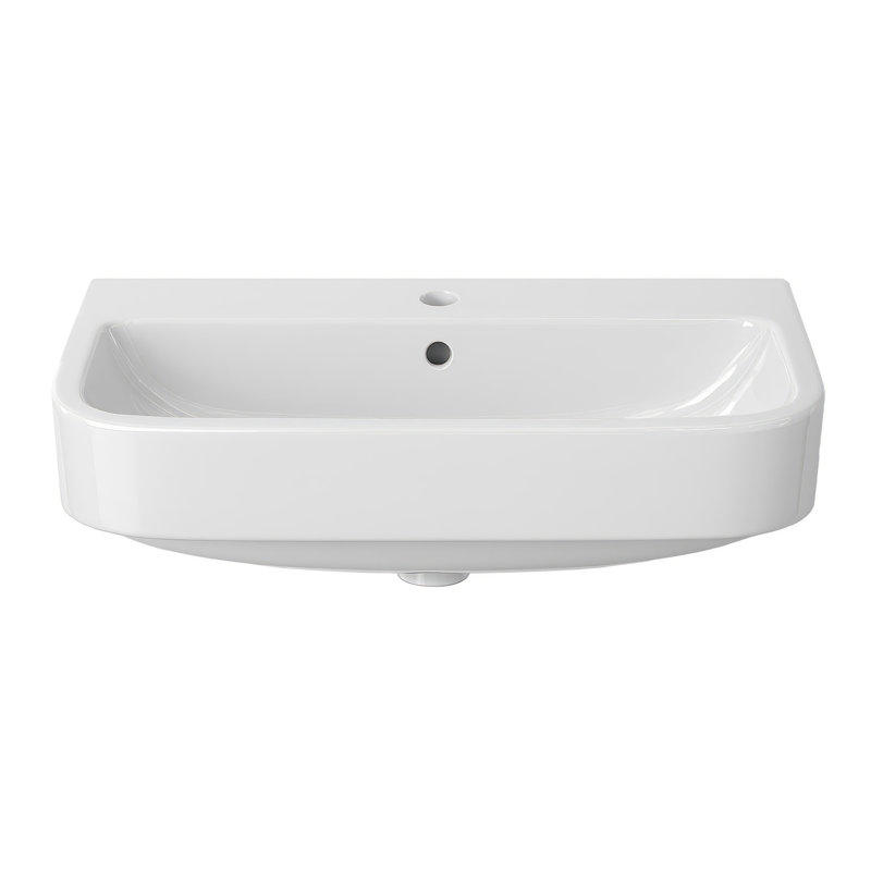 Britannia 22.75" x 15.25" Rectangular Wall Mount Basin with Single Hole Drill