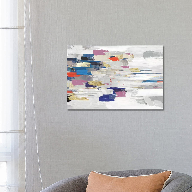 Kinetic Colours I - Wrapped Canvas Print, 66.04 cm H x 45.72 cm W x 3.175 cm D