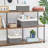 Wicker Basket, Set Of 3 Hand-Woven Storage Baskets For Organizing, Rectangle Wicker Storage Basket Bins With Handles, Small Toilet Paper Storage Baskets For Shelves & Decor-24423961