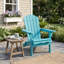 Chaise Adirondack pliante en bois massif turquoise 31 x 28 x 36-1002099055