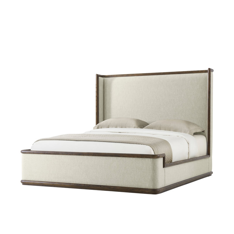 Catalina Upholstered Wingback Bed, Earth, California King