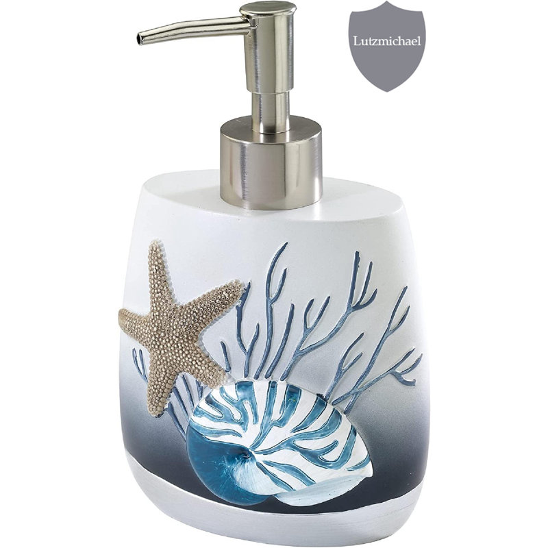 Blue Lagoon Bath Soap & Lotion Dispenser