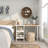 Sasha 3 Piece Circle Rattan Tiered Shelf