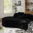 3 - Piece 122" W Modern Curved Sectional Sofa Couch, With Deep Seats, Corduroy Compressed Sofa No Assembly Required-1450738445