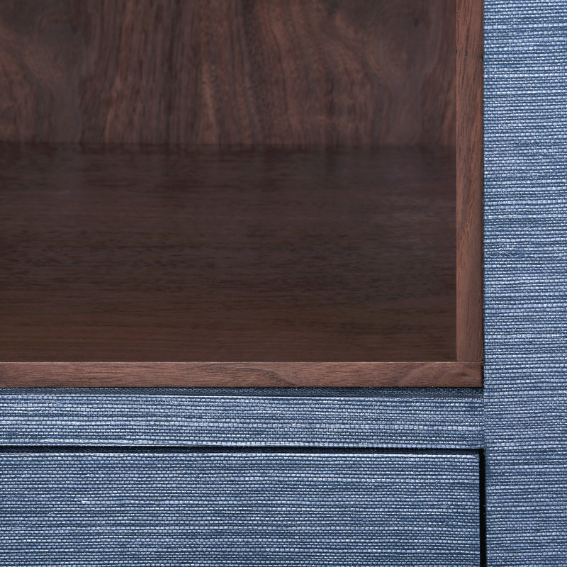 Ming End Table, Navy Blue
