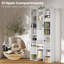 HOMCOM 21 Cube Tall Bookcase with 10 Adjustable Shelves-600760842
