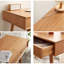 Bureau rectangulaire en cerisier moderne simple-1466091875