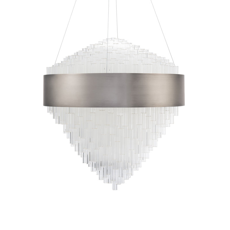 Luzerne LED Pendant, Brushed Nickel