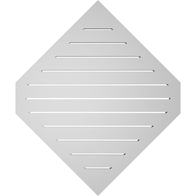 Pente verticale verticale en uréthane Signature, H 38 po x l 32 po x P 1,5 po