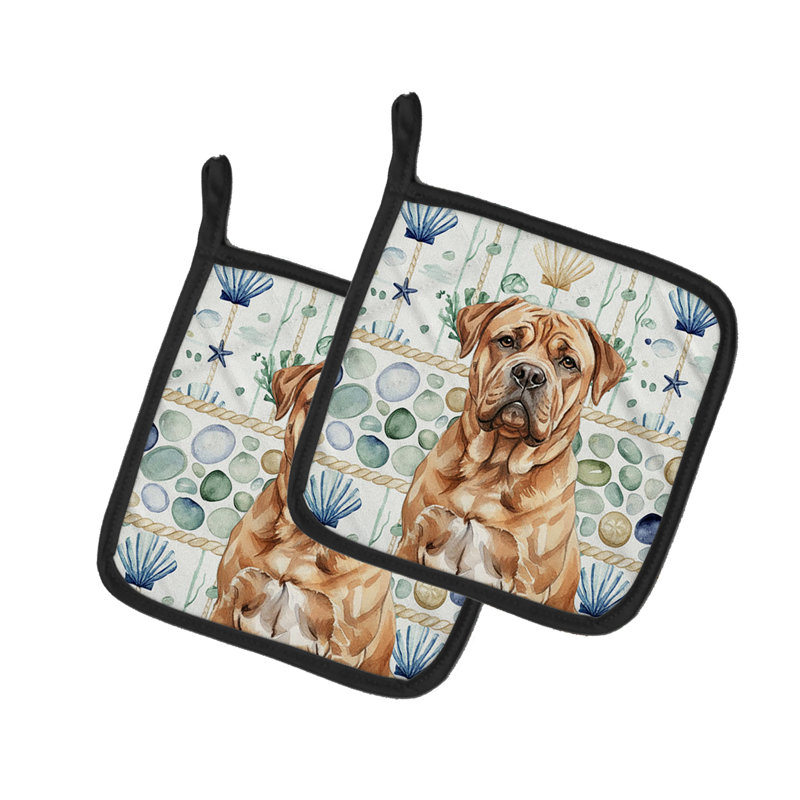 Paire de poignées Dogue de Bordeaux