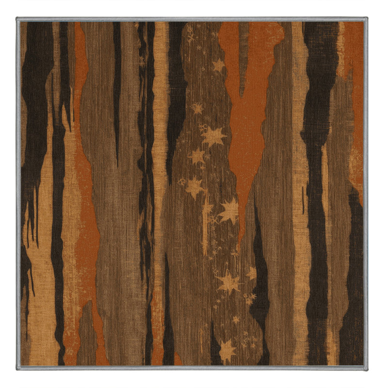 Sunlit Ascent Rug, Square 4'