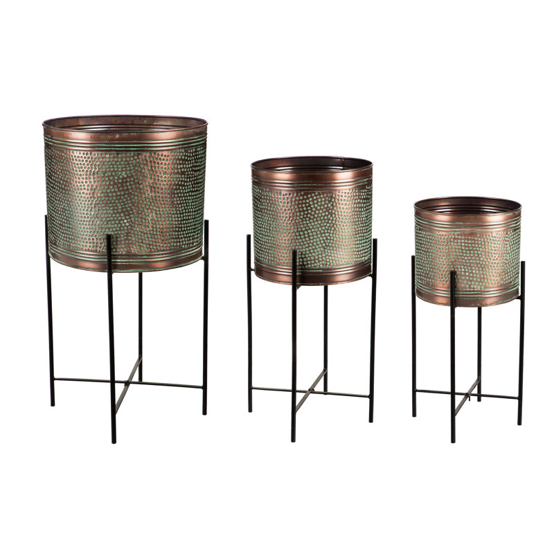 Brombert Metal Cachepot