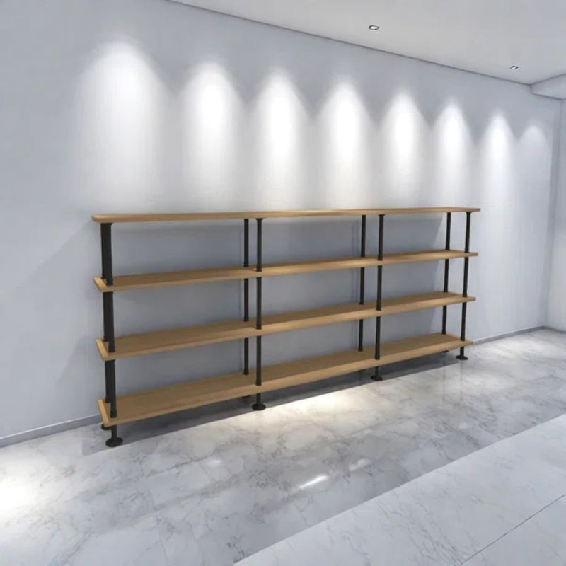 Simple and high-quality bookcase, (4 Shelves) 42.5"H x 78.7"W x 11.8"D