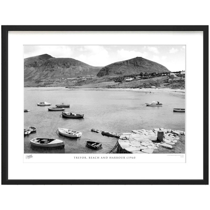 Trefor, Beach And Harbour C1960 by Francis Frith - Single Picture Frame Print, 45cm H x 60cm W x 2.3cm D