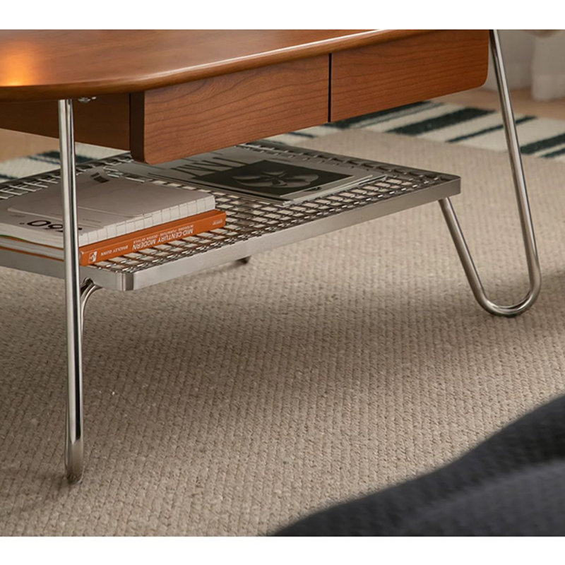 Table basse Retro, Brun