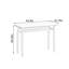 Bureau durable en cerisier et en rotin de petite taille-522926775
