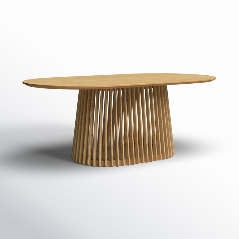 Table de salle à manger Burgal, Brun