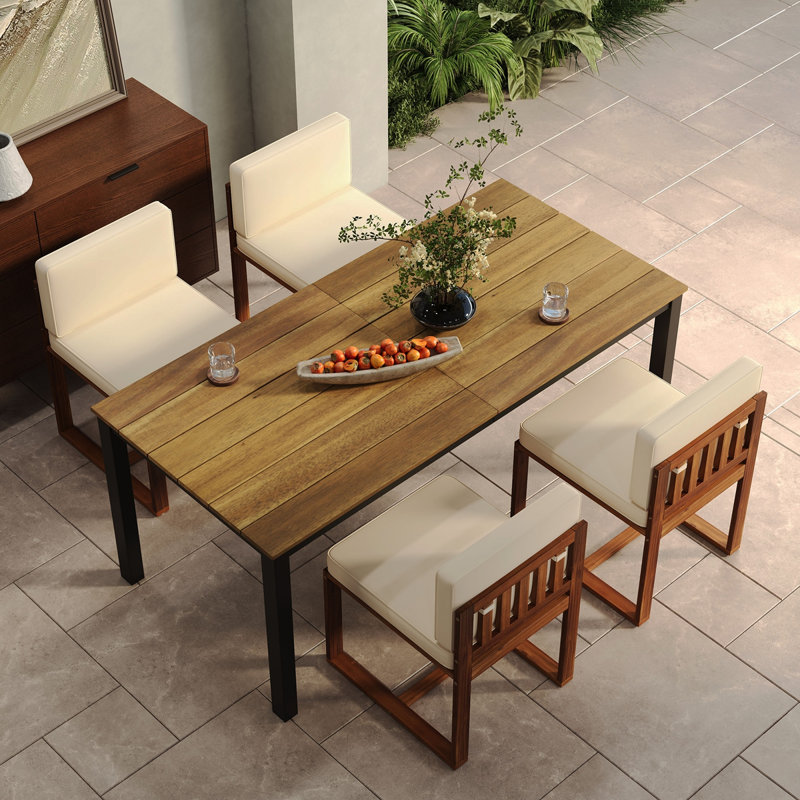 Patio Dining Table And Chairs Set Of 5