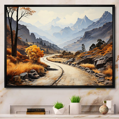 Route sinueuse Thorugh Mountain I