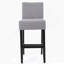 Tabouret de bar 30 pouces en tissu avec structure en bois massif (ensemble de 2)-569601332