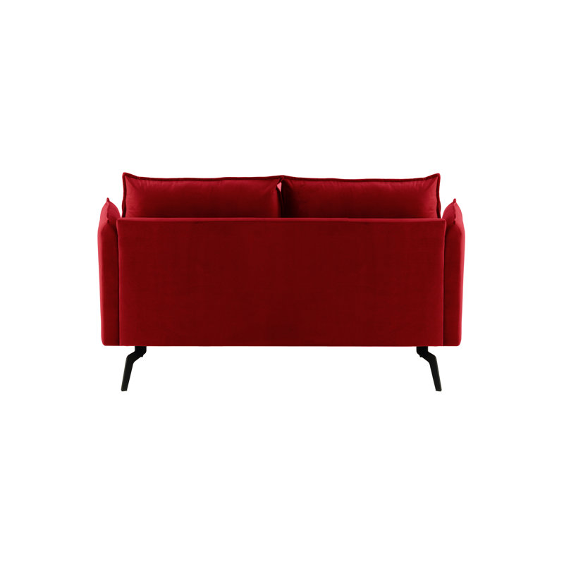 Glausen 2 Seater Loveseat, Red