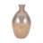 Glass Champagne Textured Round Bulbous Vase-1308997117