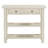 Retro Console Table With Drawer And Two Sturdy Shelves For Entryway, Living Room-2075873109