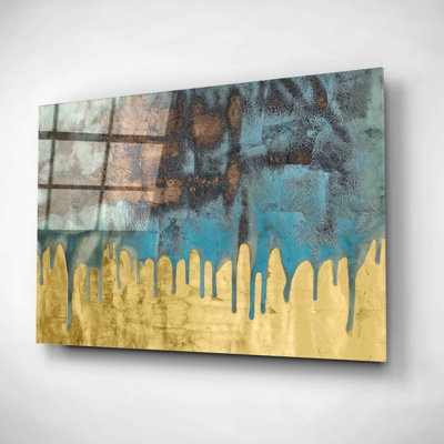 «Aquafer I» par Renee W Stramel, art mural en verre acrylique