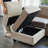 Wylodene 90.2" Wide Velvet Reversible Storage Modular Sofa Sectional Couch Convertible Livingroom Bedroom Large Sofa Bed Sleeper-1676856532