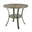 Luker 5-Piece Wood and Metal Counter Height Dining Set with Upholstered Swivel Stools