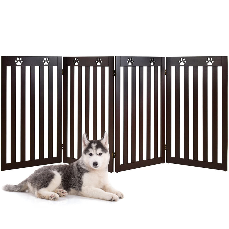 Madera Wood Free Standing Pet Gate