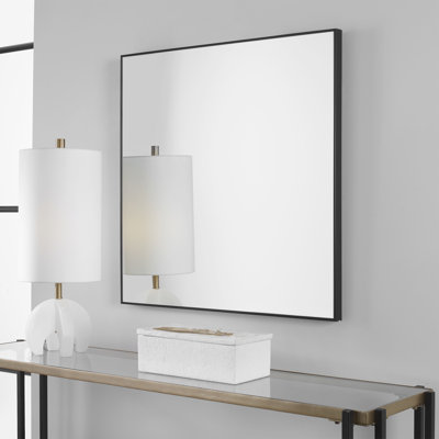 Charlotta Metal Square Wall Mirror