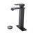 Waterfall Spout Bathroom Sink Single Handle Faucet With Pop-Up Drain (No Overflow)