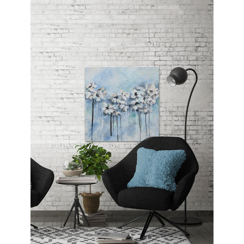 Flower Haven - reproduction sur toile, H 18 po x l 18 po x P 1,5 po