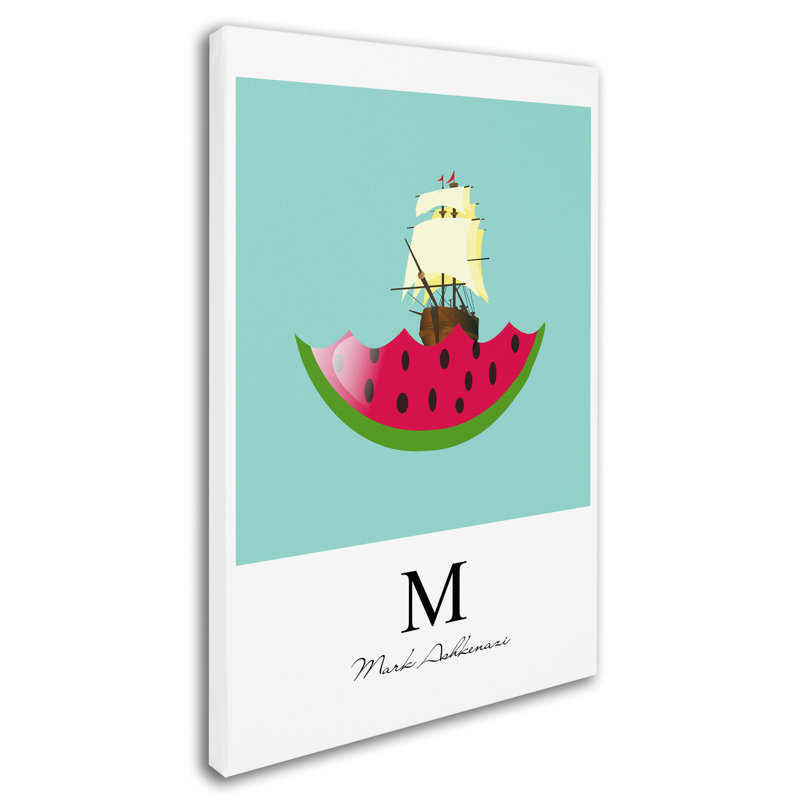 Art sur toile Kieninger «Watermelon 1», H 19 po x l 12 po x P 2 po