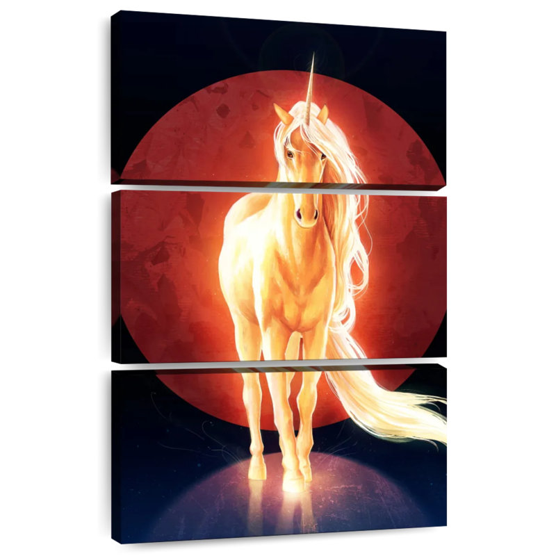 Brampt The Last Unicorn, 38" H x 24" W