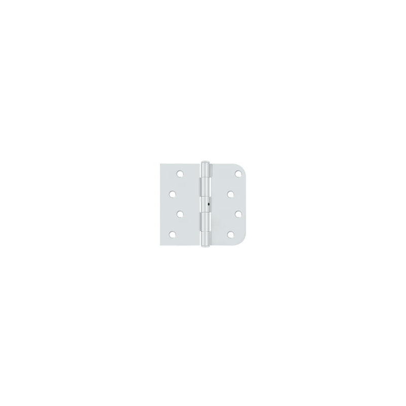 Deltana S41/4058TTNUSPW Special Hinge for Fiber Glass Doors, 4" x 4-1/4" x 5/8" Radius x SQ, NRP in Prime Coat White