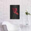 Luxe métal Art «Rippled Red Beauty» par Leah McLean «Rippled Red Beauty» par Leah McLean