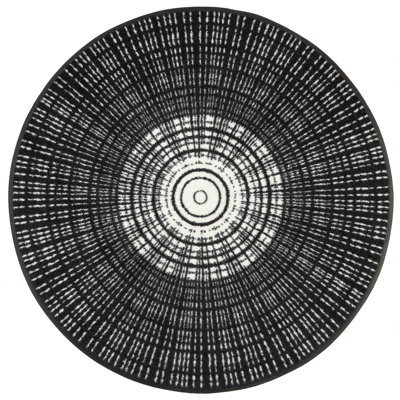Cascara Non-Slip Geometric Doormat