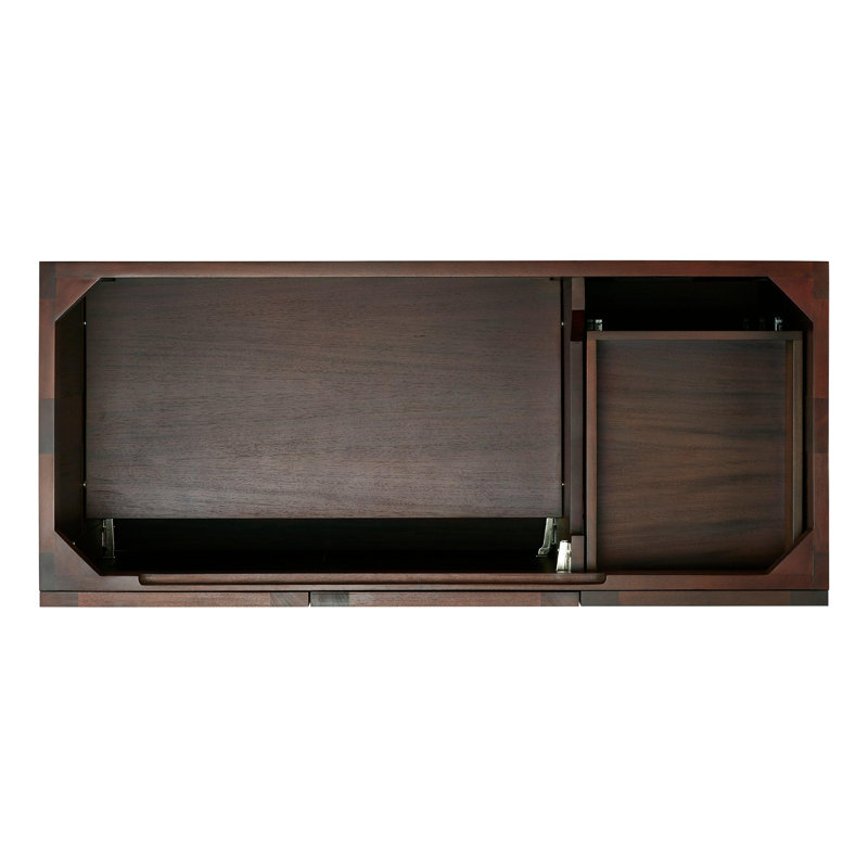 48" Delavan Vanity With Undermount Sink, Feathered White Quartz