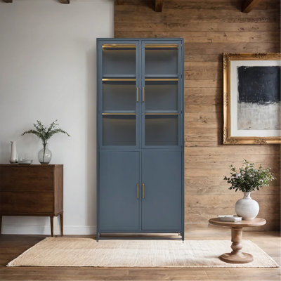 Vitrine polyvalente avec des fonctionnalités avancées pour la maison et le bureau